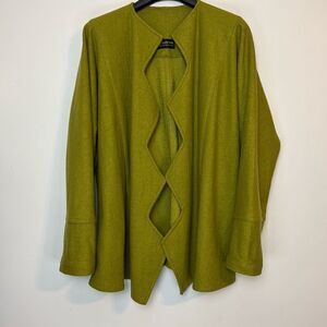 Arlene Wohl Handwoven Designs Boiled Wool Oversized Jacket OS